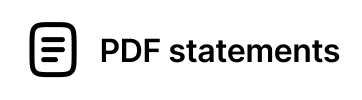 PDF statements
